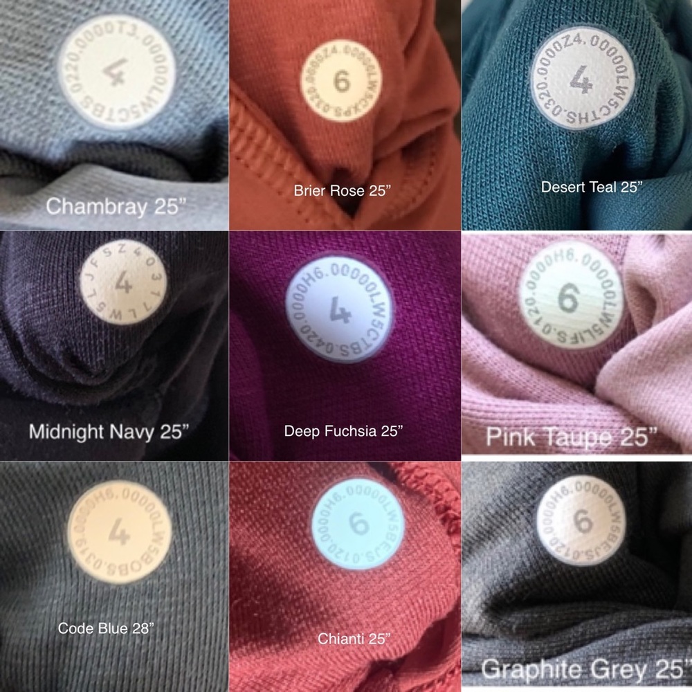 **UPDATED** Lululemon ALIGN Size Dot Color Codes! - Picture 12 of 13